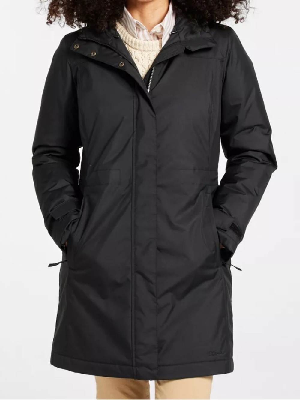 L.L. Bean Women’s Winter Warmer Coat Black Size Small